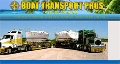 Desktop Screenshot of boattransportpros.com